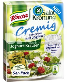 Produktabbildung: Knorr Salatkrönung Cremig Joghurt-Kräuter 5 St.