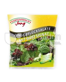Produktabbildung: Gartenfrisch Jung Junge Pflücksalate mit Baby Spinat 150 g