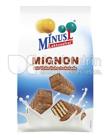 Produktabbildung: MinusL Laktosefreie Mignon mit Vollmilchschokolade 200 g