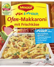 Produktabbildung: Maggi fix & frisch Ofen-Makkaroni mit Frischkäse 40 g