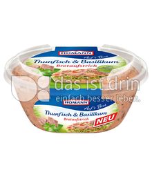 Produktabbildung: Homann Brotaufstrich Thunfisch & Basilikum 150 g
