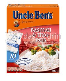 Produktabbildung: Uncle Ben's® Basmati & Thai-Reis 500 g