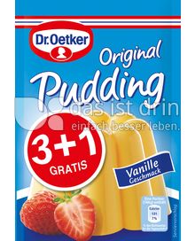 Produktabbildung: Dr. Oetker Original Pudding Vanille-Geschmack 3+1 148 g