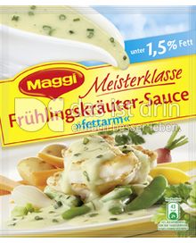 Produktabbildung: Maggi Meisterklasse Frühlingskräuter-Sauce »fettarm« 27 g