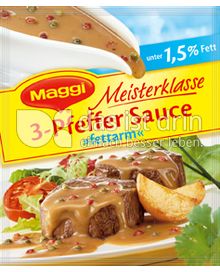Produktabbildung: Maggi Meisterklasse 3-Pfeffer Sauce »fettarm« 33 g