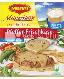 Produktabbildung: Maggi Meisterklasse cremig & frisch Pfeffer-Frischkäse Sauce 30 g