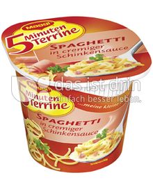 Produktabbildung: Maggi 5 Minuten Terrine Spaghetti in cremiger Schinkensauce 64 g