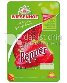 Produktabbildung: Wiesenhof Geflügel Salami Pepper 100 g