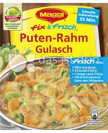 Produktabbildung: Maggi fix & frisch Puten-Rahm Gulasch 42 g
