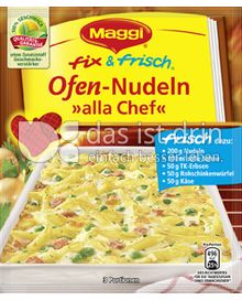 Produktabbildung: Maggi fix & frisch Ofen-Nudeln »alla Chef« 45 g