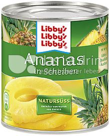 Produktabbildung: Libby's Ananas in Scheiben Natursüß 425 g