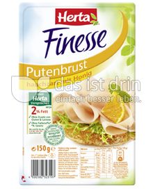Produktabbildung: Herta Finesse Putenbrust hauchzart mit Honig 150 g