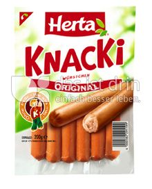 Produktabbildung: Herta Knacki Würstchen Original 200 g