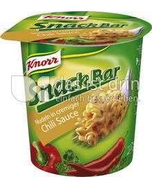 Produktabbildung: Knorr Snack Bar Nudeln in cremiger Chili-Sauce 70 g