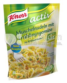 Produktabbildung: Knorr activ Muschelnudeln mit Frühlingsgemüse in Kräutersauce 157 g