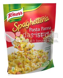 Produktabbildung: Knorr Spaghetteria Pasta Panna mit Sahnesauce und Speck 153 g