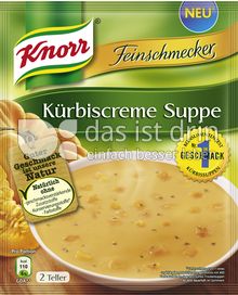 Produktabbildung: Knorr Feinschmecker Kürbiscreme Suppe 500 ml