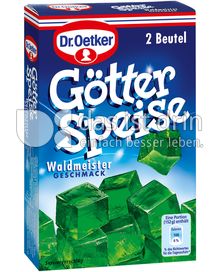 Produktabbildung: Dr. Oetker Götterspeise Waldmeister-Geschmack 