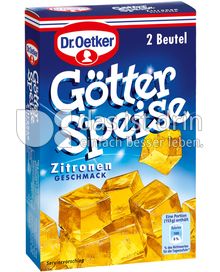 Produktabbildung: Dr. Oetker Götterspeise Zitronen-Geschmack 