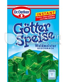 Produktabbildung: Dr. Oetker Götterspeise Instant Waldmeister-Geschmack 