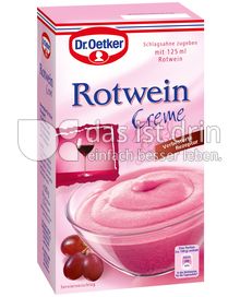 Produktabbildung: Dr. Oetker Rotwein Creme 