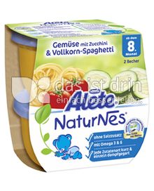 Produktabbildung: Nestlé Alete NaturNes Gemüse mit Zucchini & Vollkorn-Spaghetti 400 g