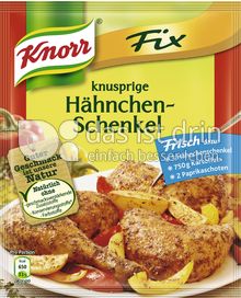 Produktabbildung: Knorr Fix knusprige Hähnchenschenkel 26 g