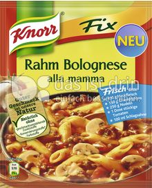 Produktabbildung: Knorr Fix Rahm Bolognese alla mamma 49 g