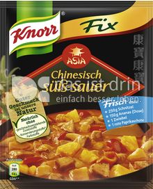 Produktabbildung: Knorr Fix Chinesisch süß-sauer 52 g