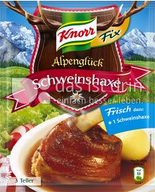 Produktabbildung: Knorr Alpenglück Fix Schweinshaxe 