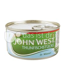 Produktabbildung: John West Thunfischstücke in Wasser 185 g