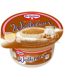 Produktabbildung: Dr. Oetker Winter-Wölkchen Sahne-Karamell 125 g