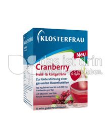 Produktabbildung: Klosterfrau Cranberry Heiß- & Kaltgetränk 10 St.