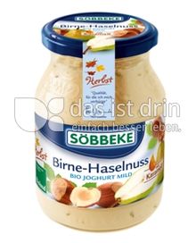 Produktabbildung: Söbbeke Birne-Haselnuss Bio Joghurt Mild 500 g