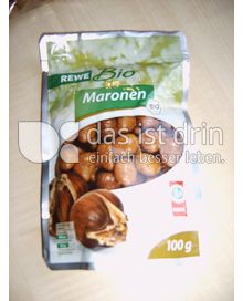 Produktabbildung: Rewe Bio Maronen gekocht 100 g