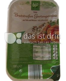 Produktabbildung: Aldi bio Feine Bratstreifen Gartengemüse 180 g
