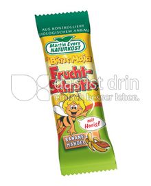 Produktabbildung: Martin Evers Naturkost Fruchtschnitte "Biene-Maja" Banane-Mandel 30 g