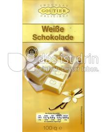 Produktabbildung: Chocolat Goutier Delicieux Weiße Schokolade 100 g