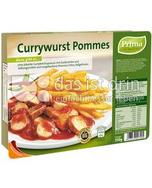 Produktabbildung: Prima Menü Currywurst Pommes 350 g