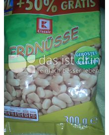 Produktabbildung: K-Classic Erdnüsse 300 g