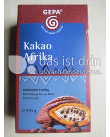 Produktabbildung: GEPA Cacao pur Afrika 250 g