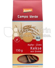 Produktabbildung: Campo Verde Bio Hafer Zimt Kekse mit Dinkel 150 g