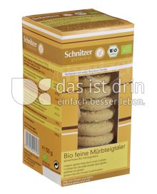 Produktabbildung: Schnitzer glutenfrei Bio feine Mürbteigtaler 150 g