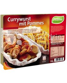 Produktabbildung: Prima Menü Currywurst mit Pommes 350 g