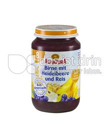 Produktabbildung: Alnatura Birne mit Heidelbeere und Reis 190 g