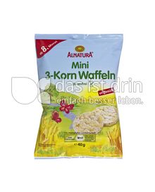 Produktabbildung: Alnatura Mini 3-Korn Waffeln 40 g