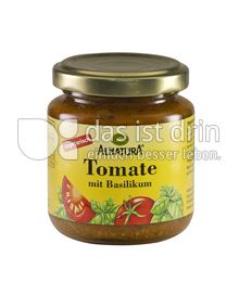 Produktabbildung: Alnatura Tomate mit Basilikum 110 g