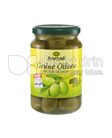 Produktabbildung: Alnatura Grüne Oliven 340 g