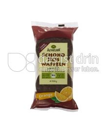 Produktabbildung: Alnatura Schoko Reis Waffeln Orange 100 g