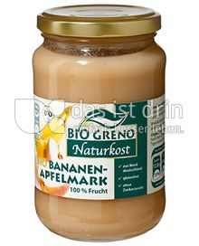Produktabbildung: Bio Greno Naturkost Bio Bananen-Apfelmark 370 ml